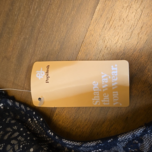 Popilush The Shapewear Bodysuit Full Coverage Alluring Plunge Lace - Picture 6 of 12